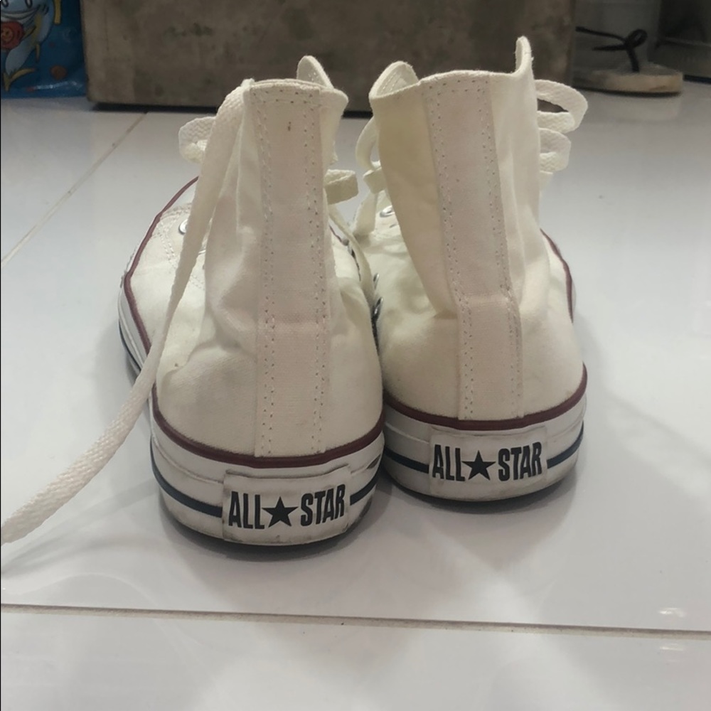 White high top Converse